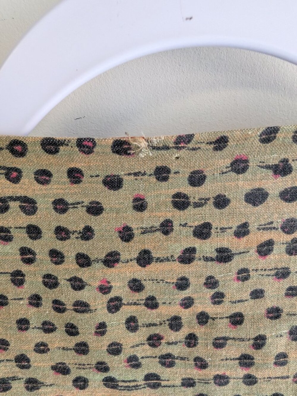 Handcrafted Upcycled Burlap Reversible Vest - Picture 6 of 11